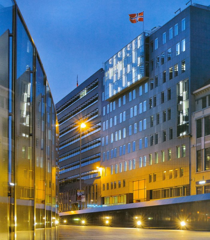 Fasade den kgl. ambassade i brussel