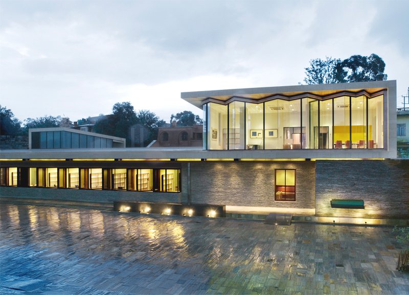 utsiden av den norske ambassaden i Kathmandu